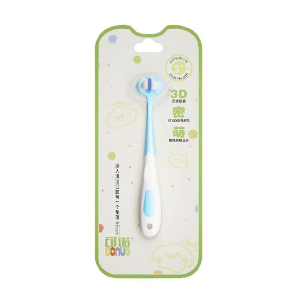 Bàn chải Đánh Răng 3 mặt 3D Conuo Cho Trẻ Từ 3 Tuổi