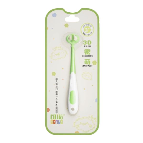 Bàn chải Đánh Răng 3 mặt 3D Conuo Cho Trẻ Từ 3 Tuổi