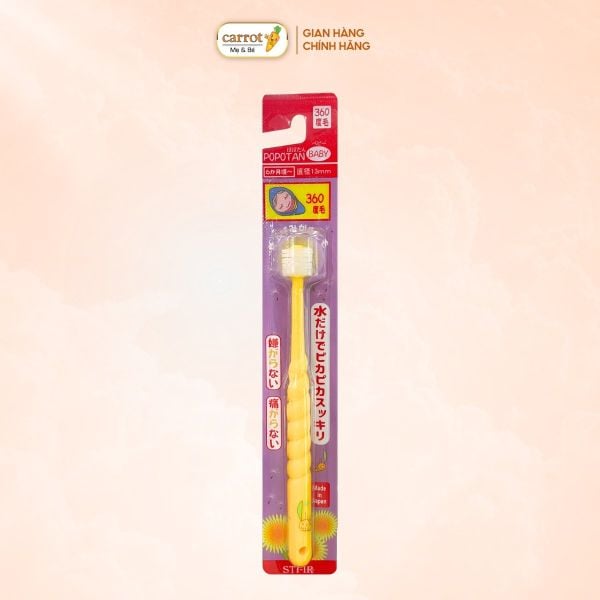 Bàn Chải Đánh Răng 360 Độ Popotan Cho Trẻ Từ 3 Tuổi