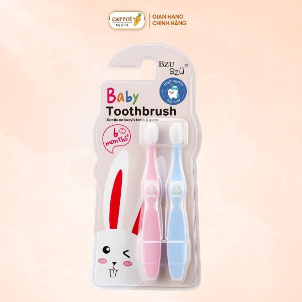 Bàn Chải Đánh Răng BZU BZU Baby Toothbrush Cho trẻ Từ 6 Tháng