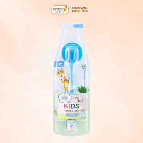 Bàn Chải Đánh Răng Bzu Bzu Màu Xanh Cho Trẻ Từ 3 Tuổi
