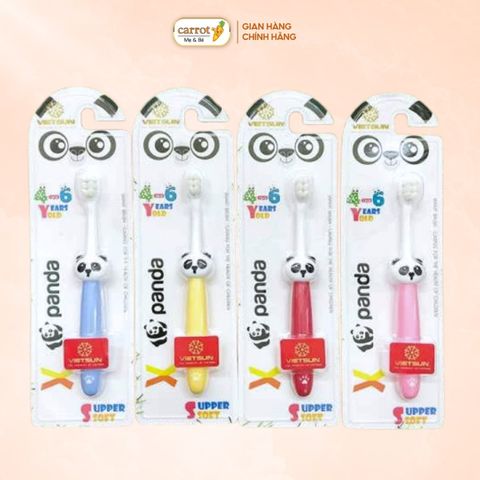 Bàn Chải Đánh Răng Cho Bé Panda Vietsun Từ 4 Đến 6 Tuổi