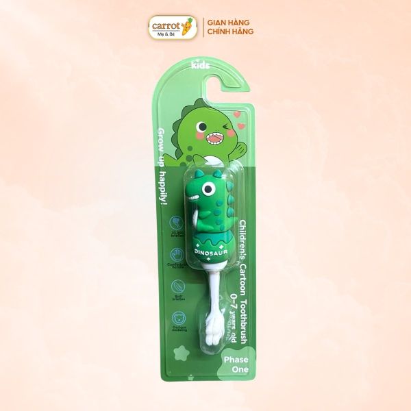 Bàn Chải Đánh Răng Khủng Long Top Kids Cho Trẻ Từ 1 Tuổi