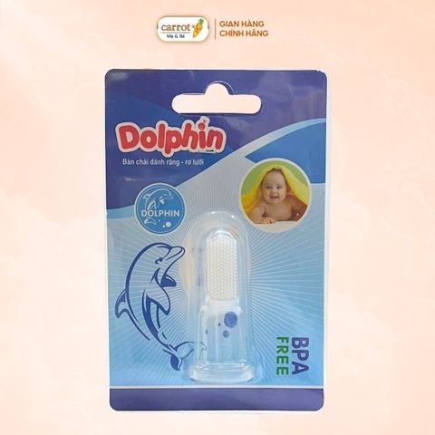 Bàn Chải Đánh Răng - Rơ Lưỡi Dophin Cho Trẻ Từ 3 Tháng