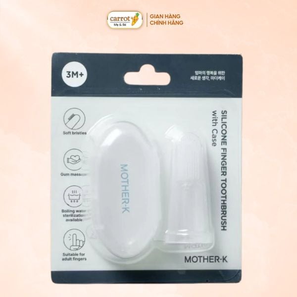Bàn Chải Đánh Răng - Rơ Lưỡi Mother-K Cho Trẻ Từ 3 Tháng