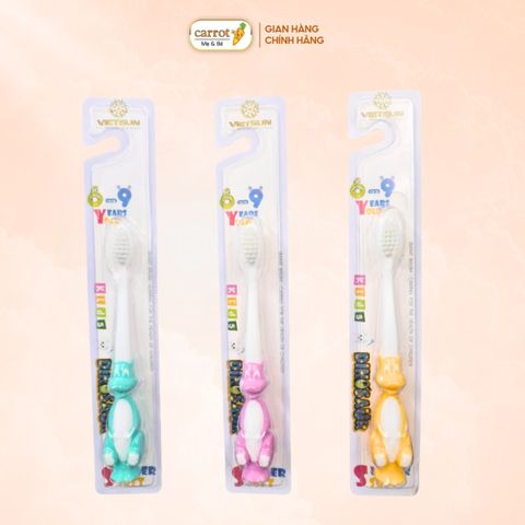 Bàn Chải Đánh Răng Vietsun Kids Dino Cho Trẻ Từ 6 Đến 9 Tuổi