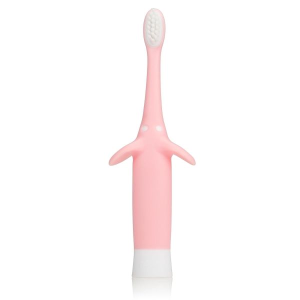 Bàn Chải Đánh Voi Hồng Dr Brown Cho Bé 0 Đến 3 Tuổi