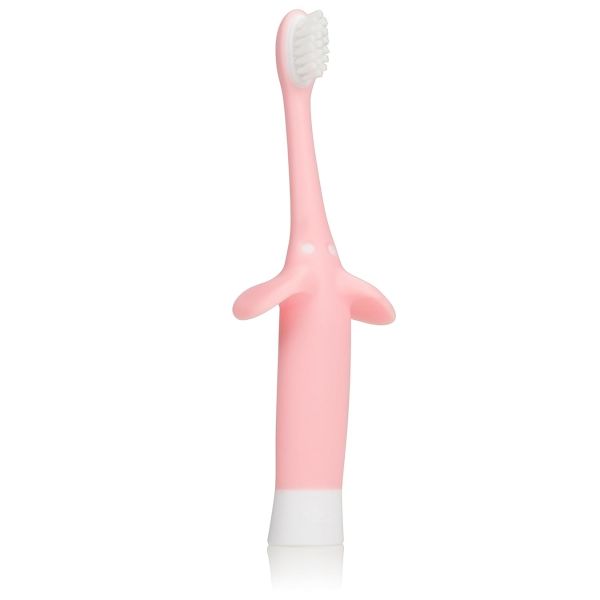 Bàn Chải Đánh Voi Hồng Dr Brown Cho Bé 0 Đến 3 Tuổi