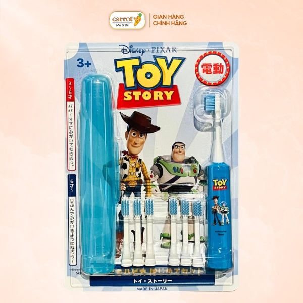 Bàn Chải Điện Nhân Vật Hapika Toy Story Kèm 6 Bàn Chải Thay Thế