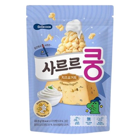 Bánh Bỏng Bổ Sung Lợi Khuẩn BeBecook Vị Sữa Chua Phô Mai (Từ 12 Tháng)