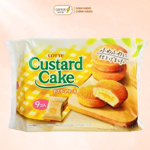 Bánh Custard Nhật Lotte 243g 9 cái