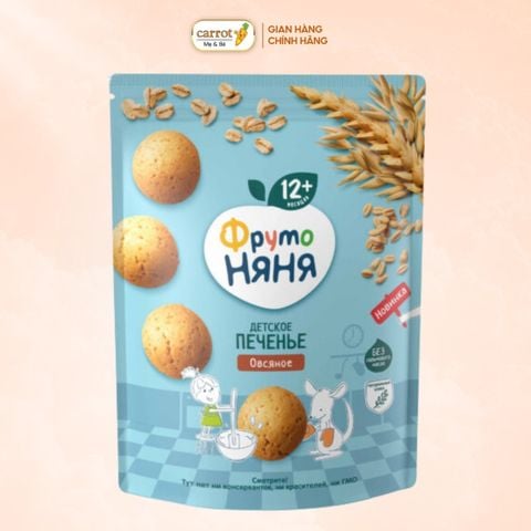 Bánh Quy Ăn Dặm FrutoNanny Vị Yến Mạch (Từ 12 Tháng)