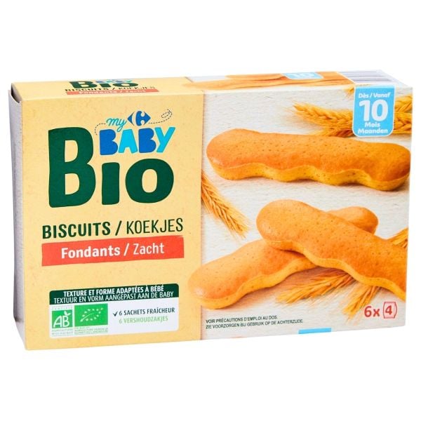 Bánh Quy Hữu Cơ My Baby Bio Pháp (Từ 10 Tháng)