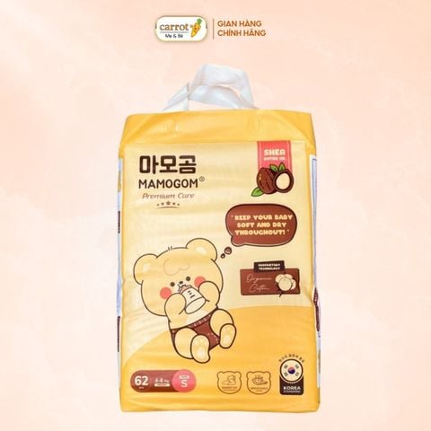 Bỉm - Tã Dán Mamogom Premium Size S 62 Miếng (4-8kg)