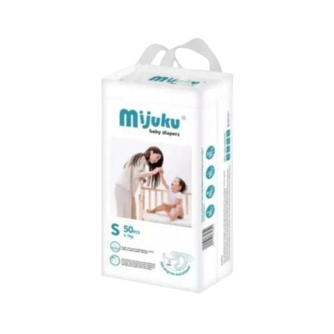 Bỉm - Tã Dán Mijuku Size S 50 Miếng (3-7Kg)