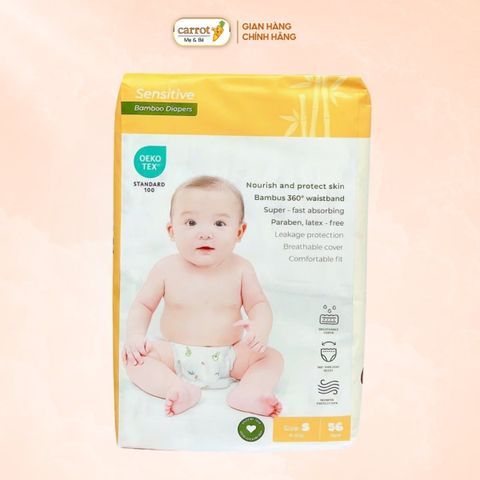 Bỉm - Tả Dán UalaRogo Size S 56 Miếng (4-8kg)