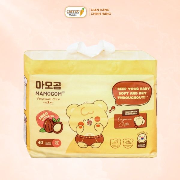 Bỉm - Tã Quần Mamogom Premium Size XL 40 Miếng (12-17kg)