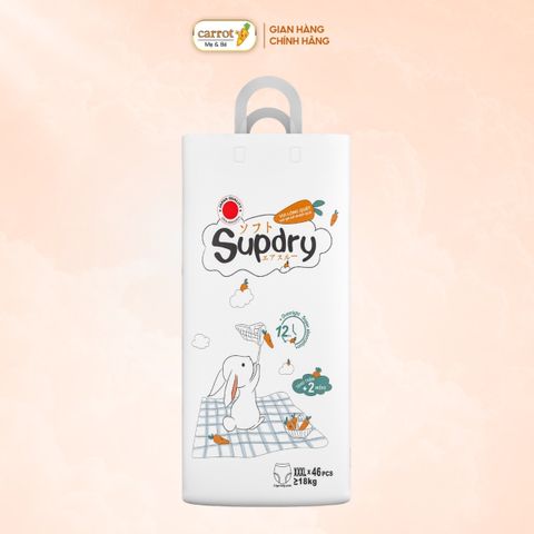 Bỉm - Tã Quần Supdry Trắng Size XXXL 46 Miếng (Trên 18kg)