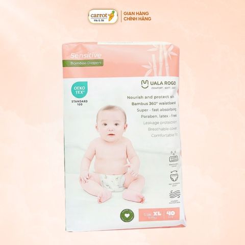 Bỉm - Tả Quần UalaRogo Size XL 40 Miếng (12-17kg)