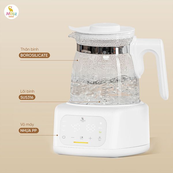 Bình Đun Nước Pha Sữa Moaz BéBé MB – 115