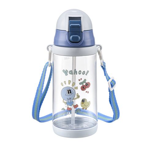 Bình Nước Cho Bé Họa Tiết Yahoo 300ml Kèm Dây Đeo