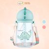 Bình Nước Khủng Long Kichi Nhựa PP Cao Cấp 360ml Cho Bé 6M+