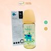 Bình Sữa Babuu PPSU Cổ Rộng 270ml Kèm Núm M (3-6 Tháng)