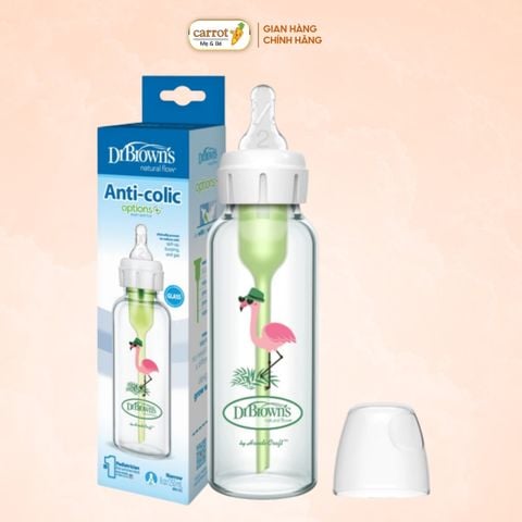 Bình Sữa Dr. Brown Thủy Tinh Cổ Hẹp 250ml
