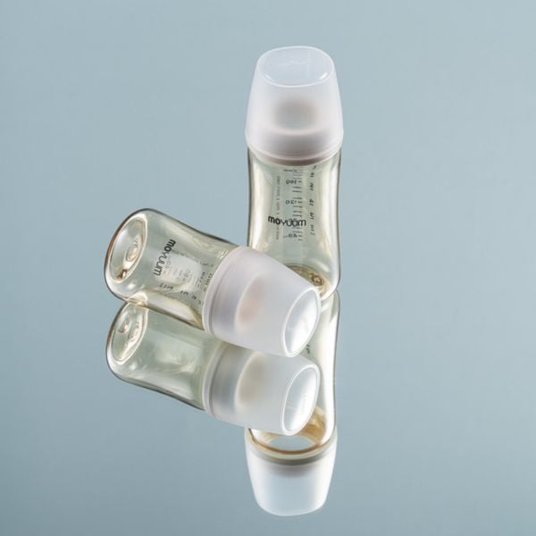 Bình Sữa Moyuum Thế Hệ 3 PPSU 270ml - Trơn - Kèm Núm Số 2