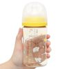 Bình Sữa PPSU Pigeon Howapipi WN3 Cổ Rộng 240ml Màu Vàng (Núm M)