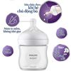 Bình Sữa Philips Avent Natural Nhựa PP 125ml Kèm Núm Số 2 (0m+)