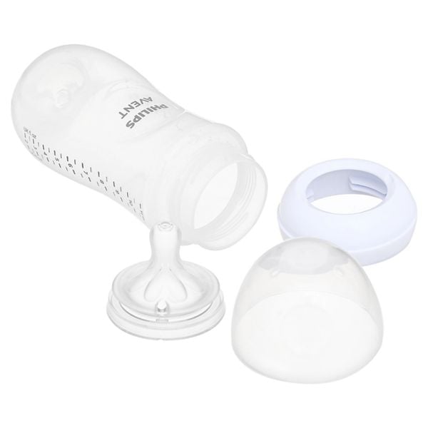 Bình Sữa Philips Avent Natural Nhựa PP 330ml Kèm Núm Số 4 (3m+)
