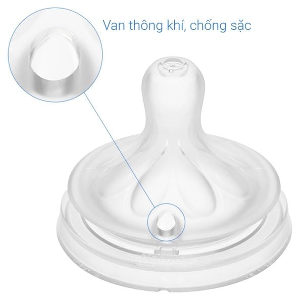 Bình Sữa Philips Avent Natural Nhựa PP 330ml Kèm Núm Số 4 (3m+)