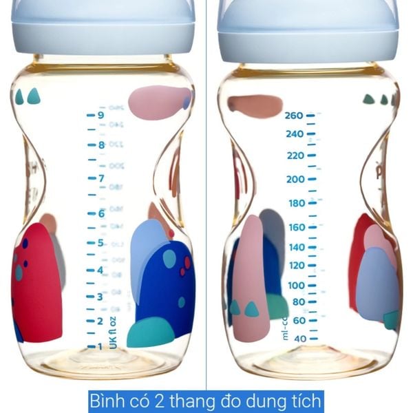 Bình Sữa Philips Avent Natural PPSU 260ml Kèm Núm Số 2 (1m+)