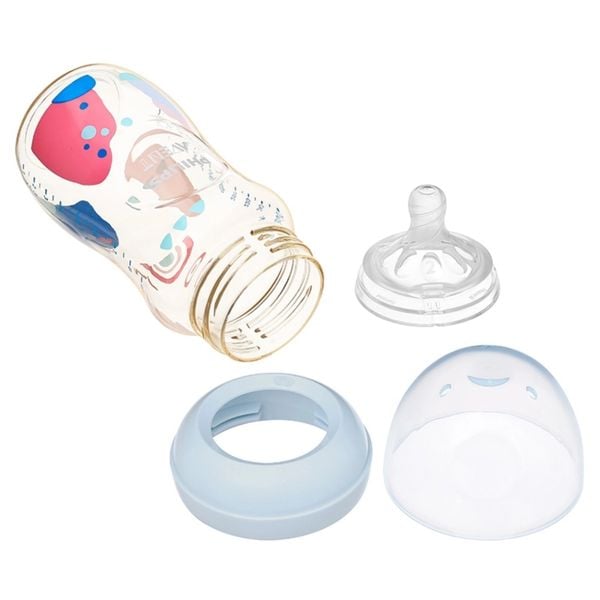 Bình Sữa Philips Avent Natural PPSU 260ml Kèm Núm Số 2 (1m+)