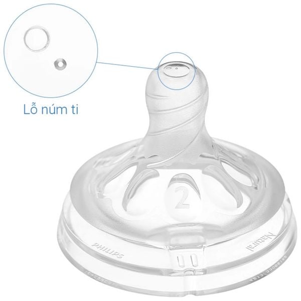 Bình Sữa Philips Avent Natural PPSU 260ml Kèm Núm Số 2 (1m+)