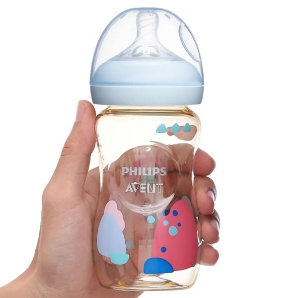 Bình Sữa Philips Avent Natural PPSU 260ml Kèm Núm Số 2 (1m+)