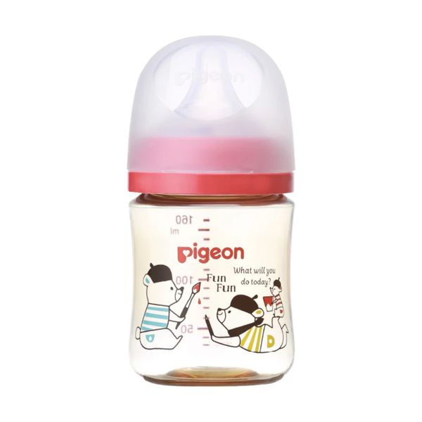 Bình Sữa Pigeon PPSU Plus Thế Hệ III 160ml Kèm Núm SS
