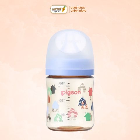 Bình Sữa Pigeon PPSU Plus Thế Hệ III 160ml Kèm Núm SS