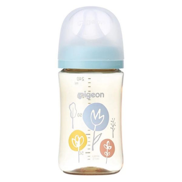 Bình Sữa Pigeon PPSU Plus Thế Hệ III 240ml Kèm Núm M