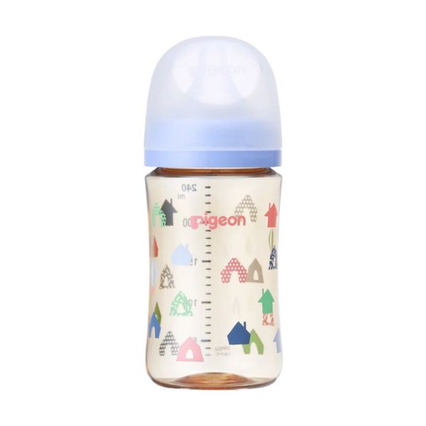 Bình Sữa Pigeon PPSU Plus Thế Hệ III 240ml Kèm Núm M