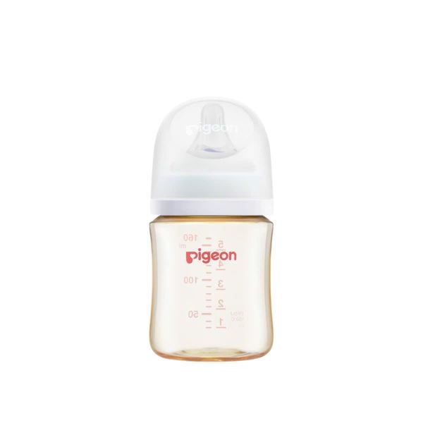 Bình Sữa Pigeon PPSU Softouch Baby-Friendly World Cổ Rông 160ml Hình Logo Pigeon