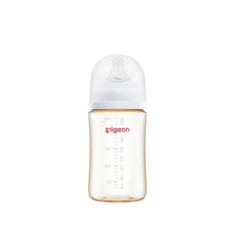 Bình Sữa Pigeon PPSU Softouch Baby-Friendly World Cổ Rông 240ml Hình Logo Pigeon