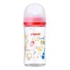 Bình Sữa Pigeon Thủy Tinh Borosilicate Thế Hệ III 240ml (Kèm Núm M) - Họa Tiết Nhạc Cụ