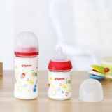 Bình Sữa Pigeon Thủy Tinh Borosilicate Thế Hệ III 240ml (Kèm Núm M) - Họa Tiết Nhạc Cụ