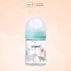 Bình Sữa Pigeon Thủy Tinh Borosilicate Thế Hệ III 160ml (Kèm Núm SS) - Họa Tiết Gấu