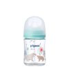 Bình Sữa Pigeon Thủy Tinh Borosilicate Thế Hệ III 160ml (Kèm Núm SS) - Họa Tiết Gấu