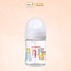 Bình Sữa Pigeon Thủy Tinh Borosilicate Thế Hệ III 160ml (Kèm Núm SS) - Họa Tiết Sở Thú