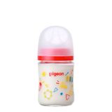Bình Sữa Pigeon Thủy Tinh Borosilicate Thế Hệ III 160ml (Kèm Núm SS) - Họa Tiết Nhạc Cụ