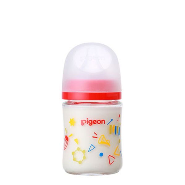 Bình Sữa Pigeon Thủy Tinh Borosilicate Thế Hệ III 160ml (Kèm Núm SS) - Họa Tiết Nhạc Cụ